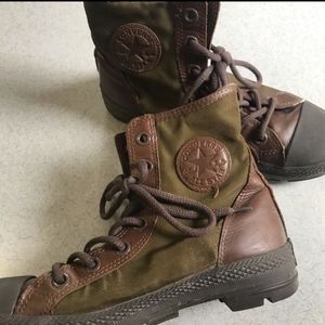 High Top Converse Combat Boots